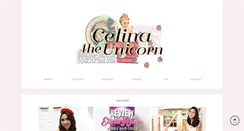 Desktop Screenshot of celinatheunicorn.com
